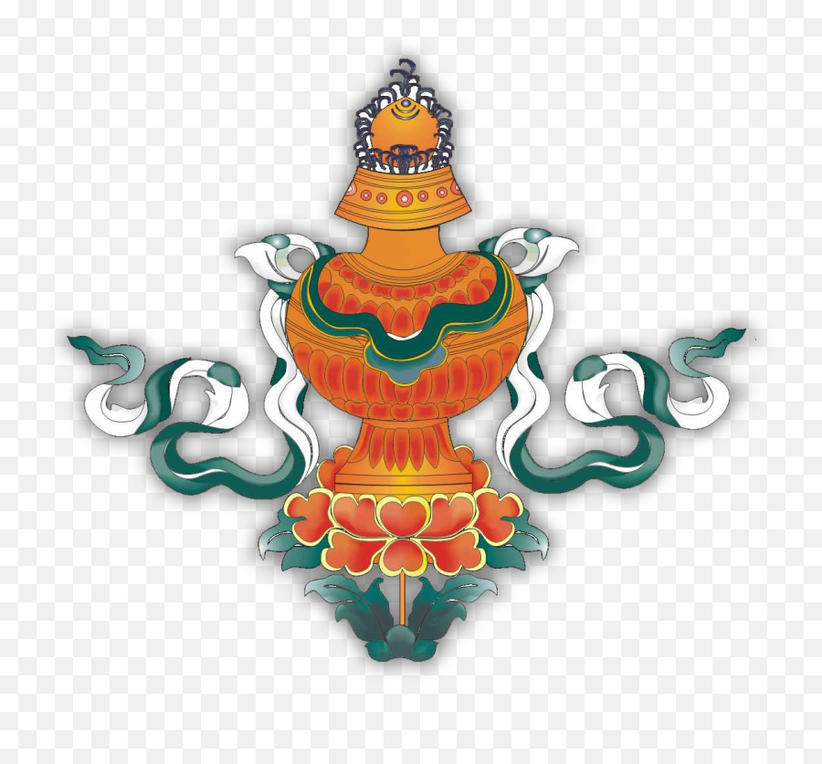 Symbolism In Buddhism - Buddhist Style Treasure Vase Emoji,Buddhist Symbol Emoji