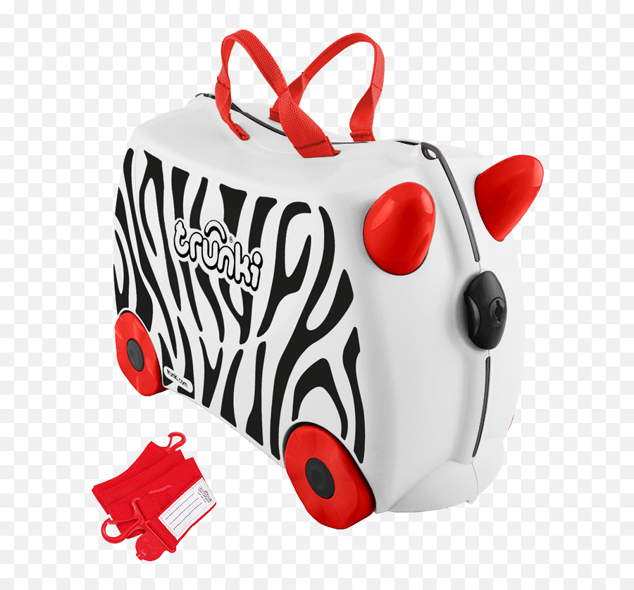 Trunki Kids Suitcase Childrens Luggage - Trunki Zebra Emoji,Suitcase Emoji
