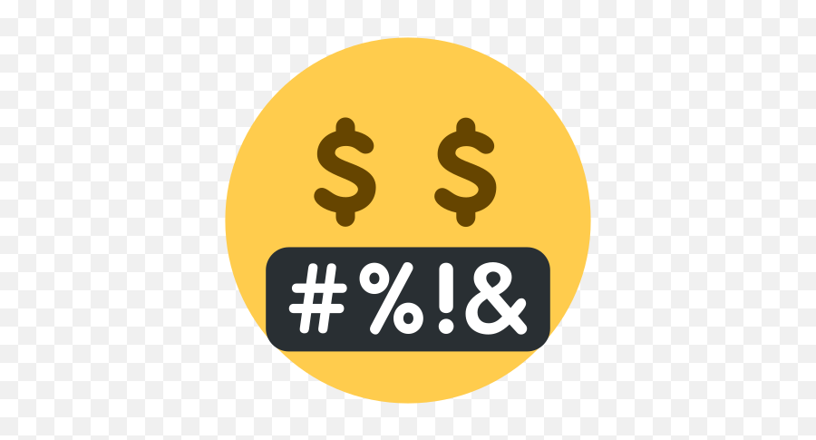 Emoji Remix On Twitter Money Mouth Face Symbols - Evolution,Money Sign Emoji
