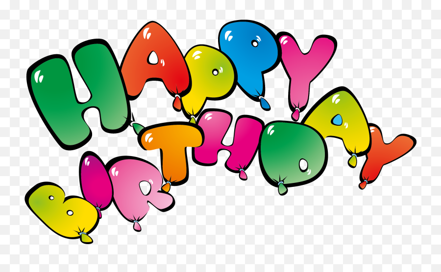 Happy Birthday Ballons Happy Birthday - Happy Happy Birthday Transparent Background Balloon Png Emoji,Birthday Balloon Emoji