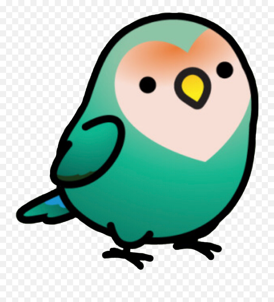 Birb Kawaii Cute Sticker - Cute Love Bird Drawings Emoji,Birb Emoji