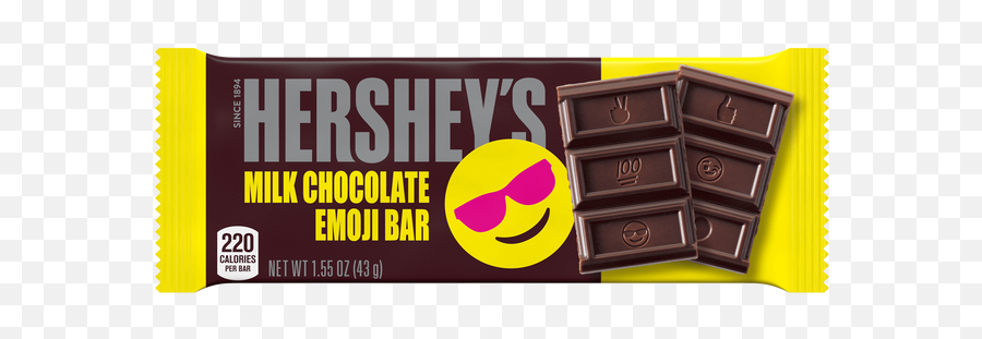 Hersheys Milk Chocolate Emoji Bars - Hershey Bar,Milk Emoji