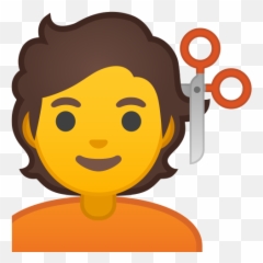 Person Getting Haircut Emoji - Emoji Levanta La Mano,Scissors Emoji