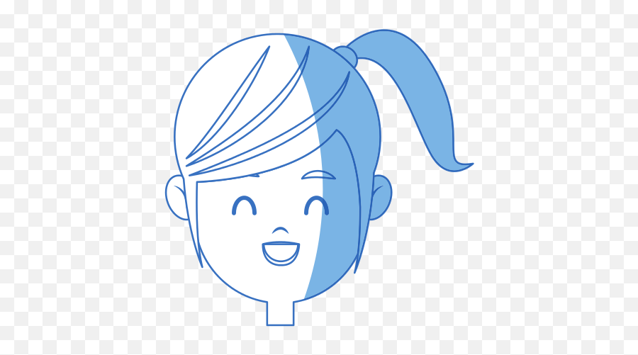 Happy Face Girl Character - Illustration Emoji,Nurse Emoji Iphone