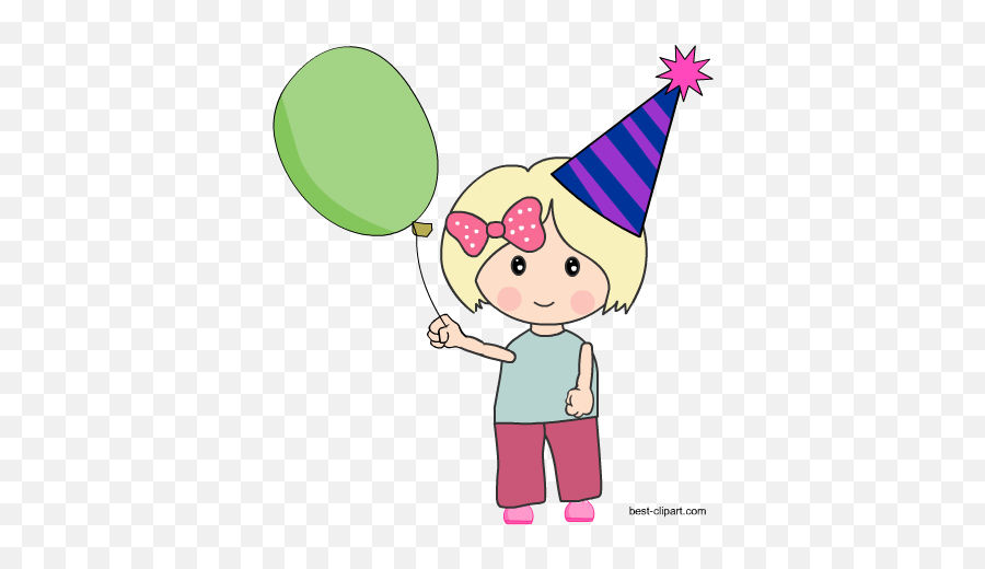 Free Birthday Clip Art Images And Graphics - Clip Art Emoji,Girl Emoji Party
