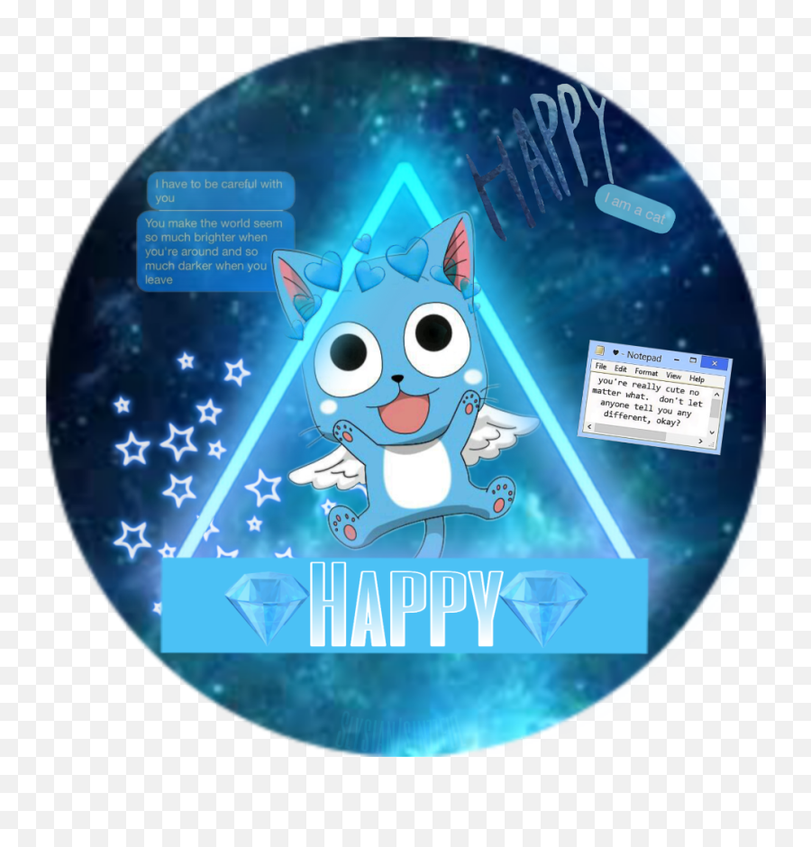 Happy Fairytail - Label Emoji,Clock Rocket Clock Emoji