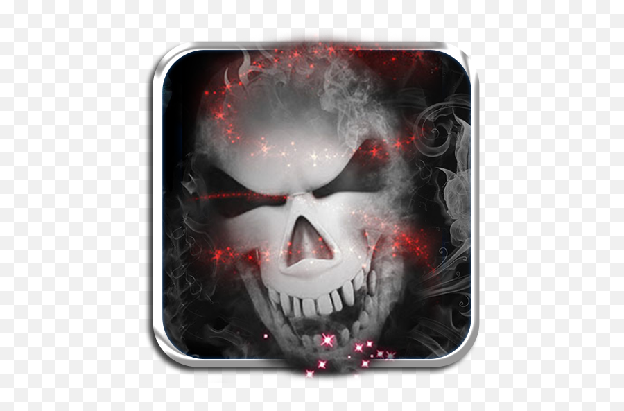 Cig Skullcap Live Wallpaper - Fire Design Emoji,Sugar Skull Emoji
