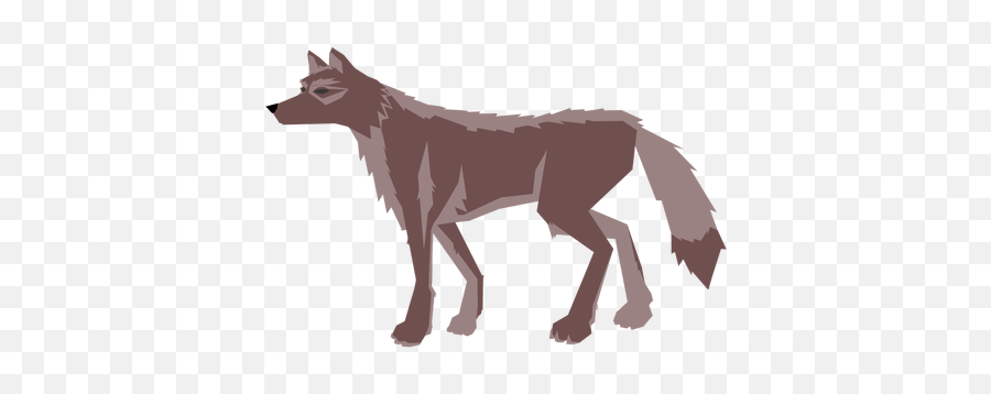 Brown Wolf - Clip Art Transparent Wolf Emoji,Dinosaur Emoji Android