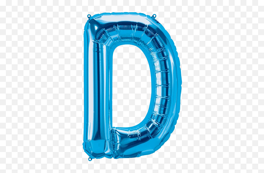Blue Letter D Balloon - Blue Balloon Letter D Emoji,Letter D Emoji