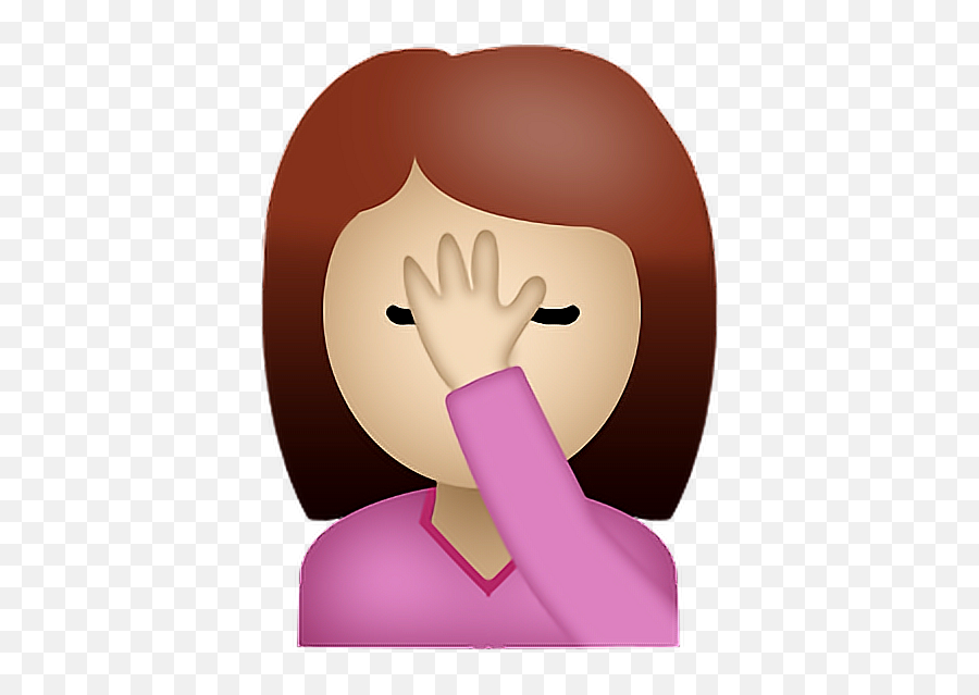 Emoji Facepalm Freetoedit - Too Early For Bullshit,Face Palm Emoji Png