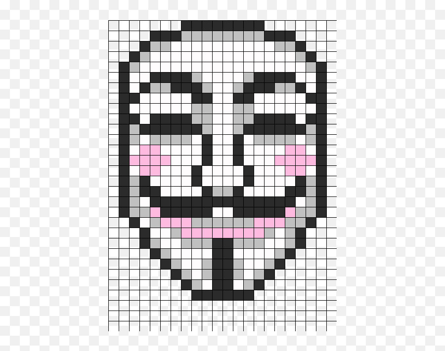 Guy Fawkes - Anonymous Mask Pixel Art Emoji,Guy Fawkes Emoji