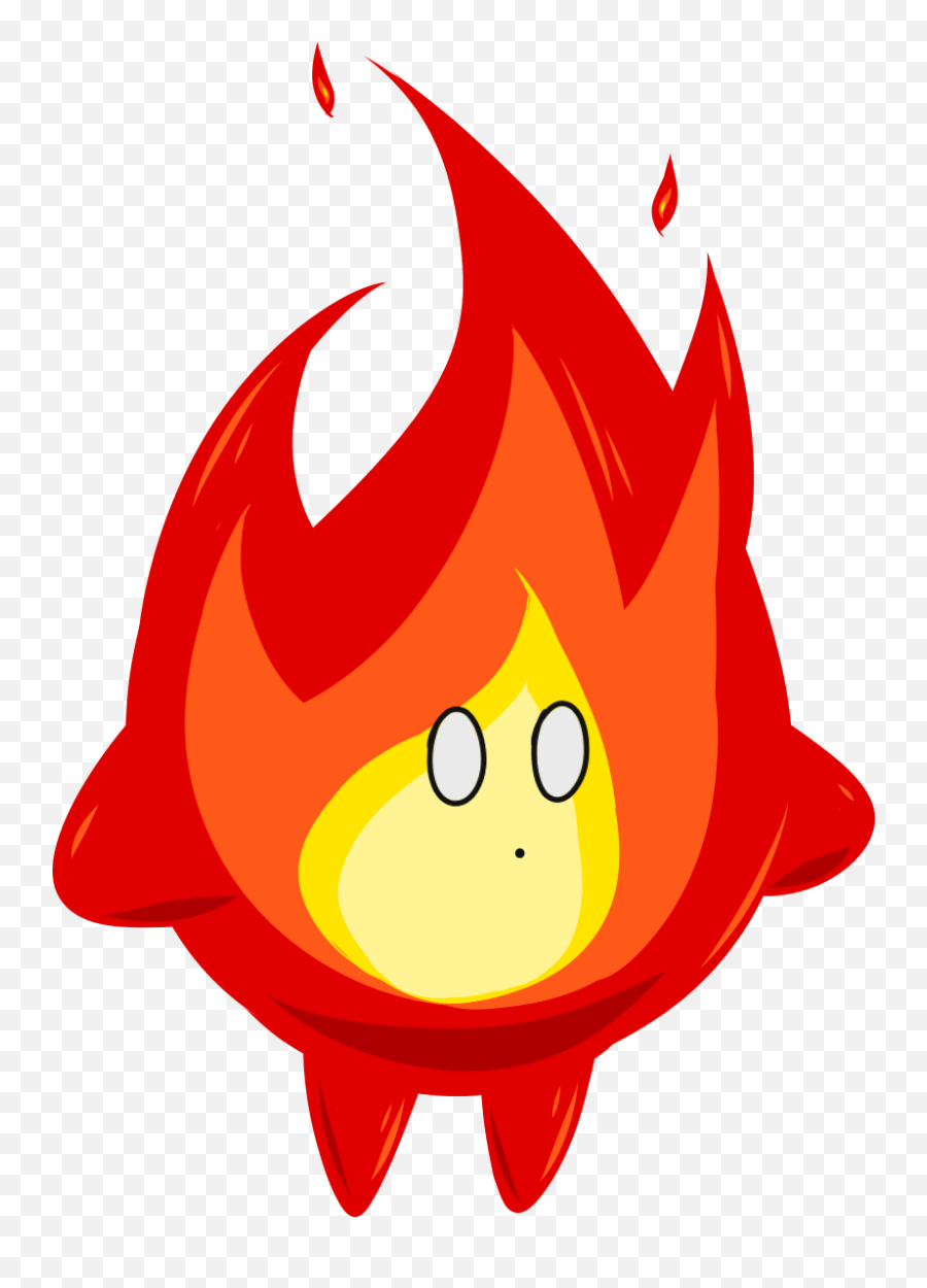 Frozen Fire - Cartoon Emoji,Fire Emoticon