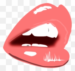 Instagram Clipart Tongue - Glossy Lips Emoji