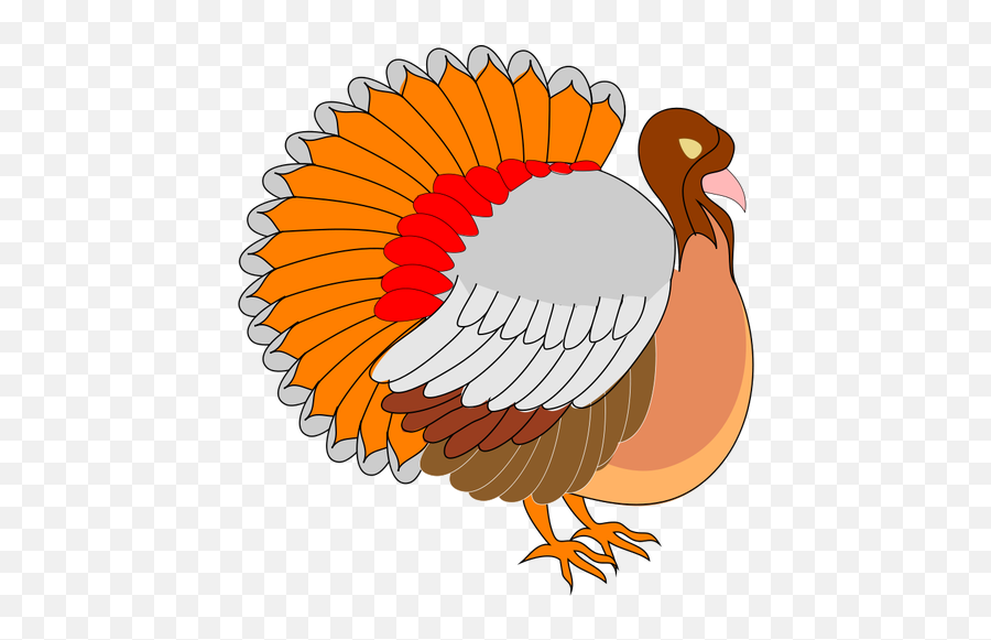 Turkey Vector Image - Friendly Letter Template Thanksgiving Emoji,Funny Thanksgiving Emoji