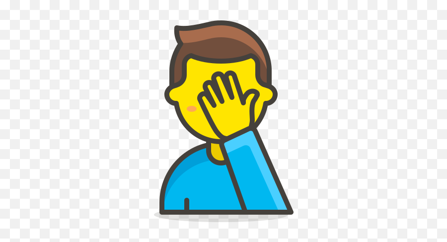 242 - Shrugging Icon Emoji,Face Slap Emoji