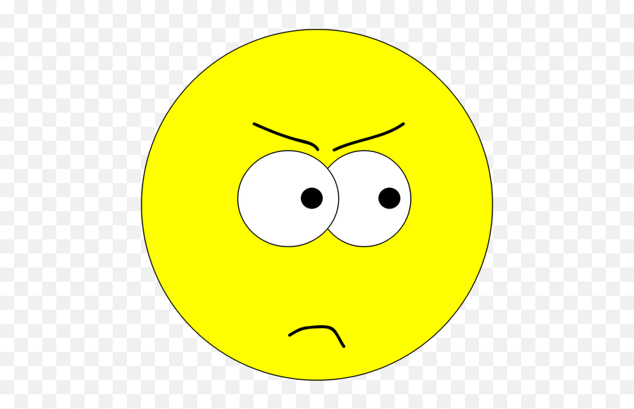 Angry Face - Circle Emoji,Angry Emoji