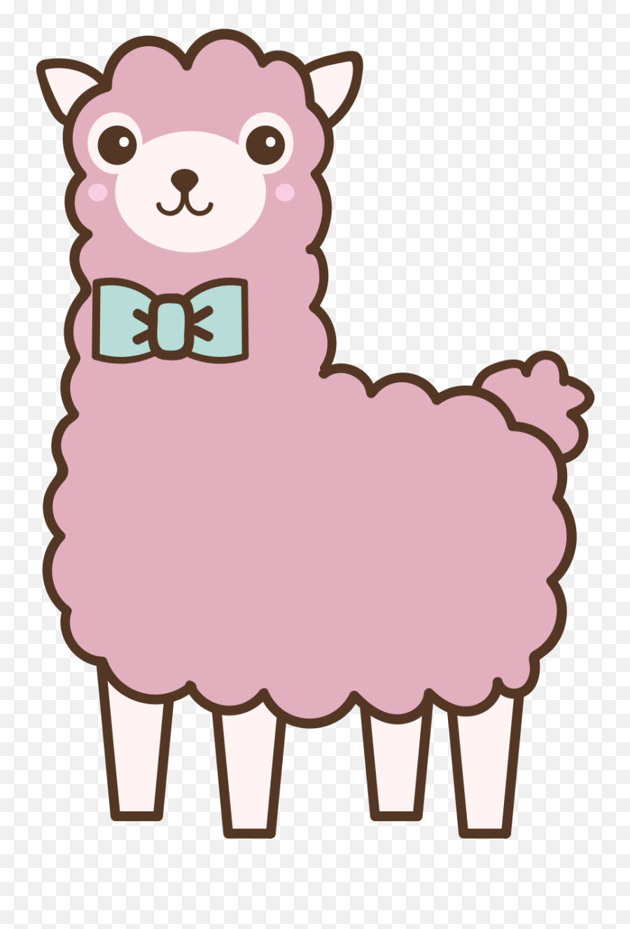 Picture - Cute Alpaca Clipart Emoji,Alpaca Emoticon