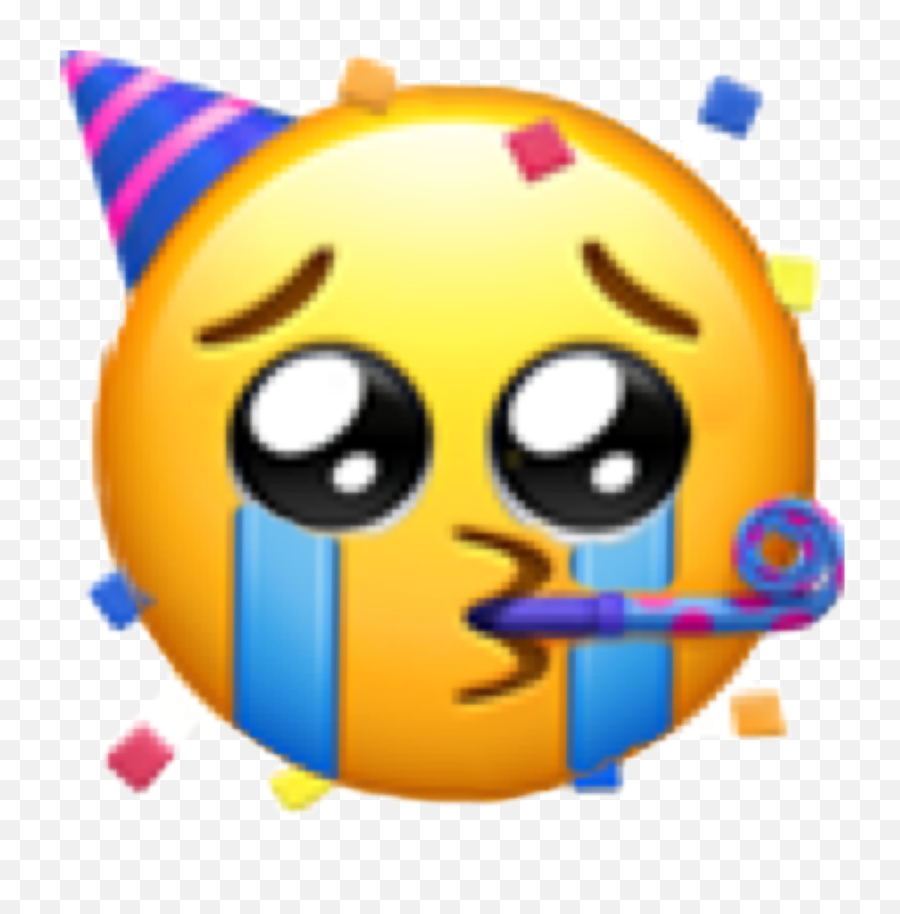 Smile Lonely Emoji Birthday Freetoedit - Celebration Emoji,Birthday Emoji