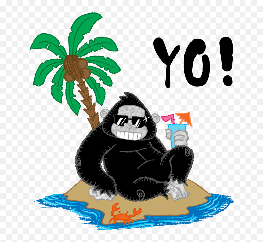 Gorillax - Sunking Designs Portfolio Illustration Emoji,Gorilla Emoji