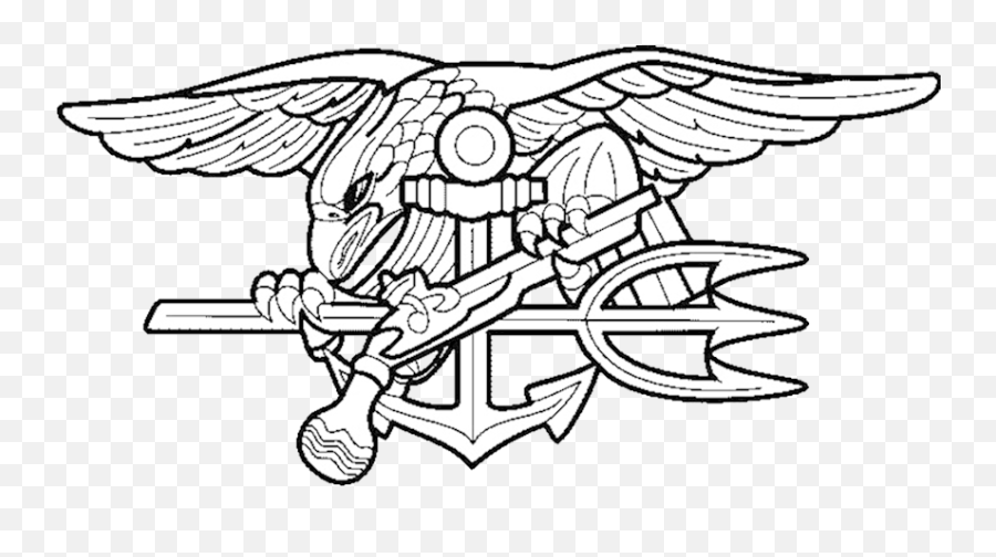 Navy Seal Trident Clipart - Logo Navy Seal Trident Emoji,Trident Emoji