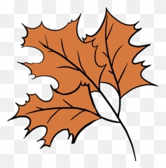 How To Draw Fall Oak Leaves - Drawing Emoji