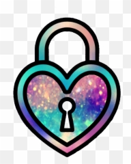 Ftedtickers Heart Love Locks Pastel Glitter Sparkle Clipart - Cute Lock Clip Art Emoji,Locked Emoji
