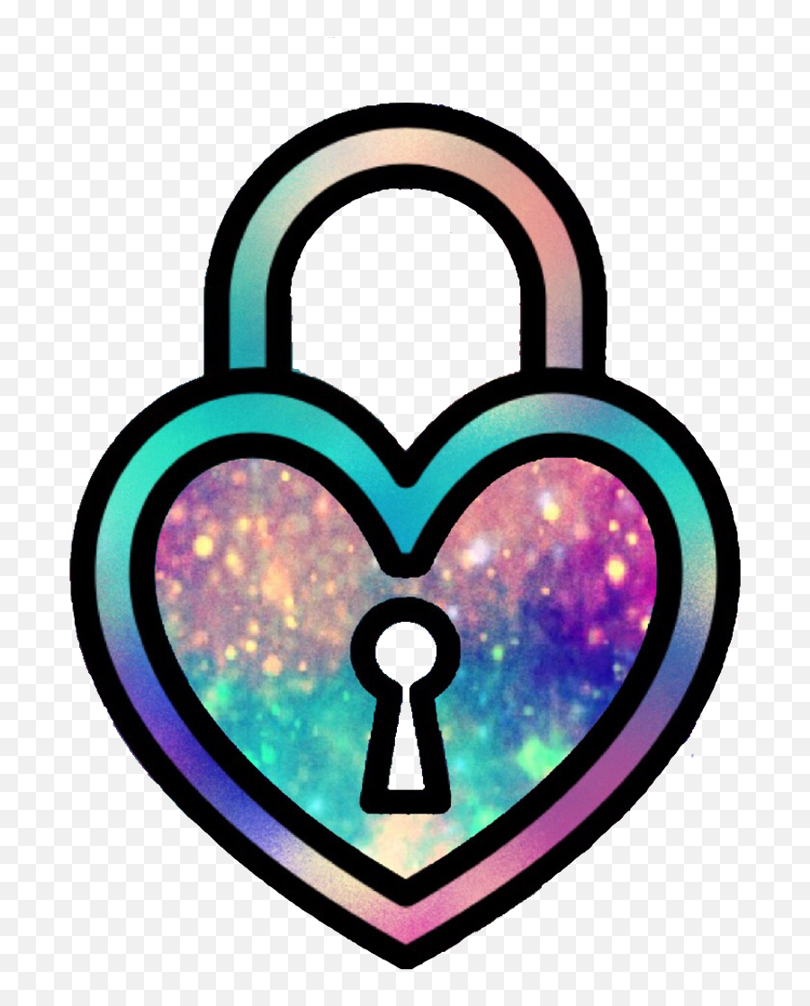 Ftedtickers Heart Love Locks Pastel Glitter Sparkle Clipart - Cute Lock Clip Art Emoji,Locked Emoji