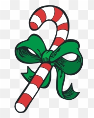 Candy Cane Christmas Peppermint Candycane Clip Art Free - Christmas Candy Cane Clipart Emoji,Peppermint Emoji