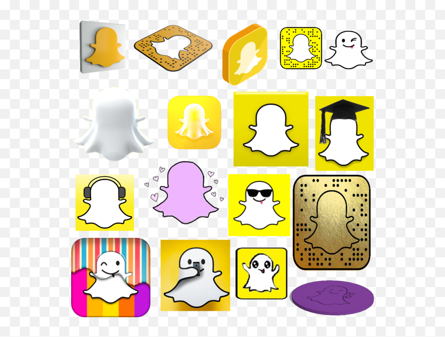 Snapchat Logo Pack Psd Official Psds - All Snapchat Logos Emoji,Purple Emoji Snapchat