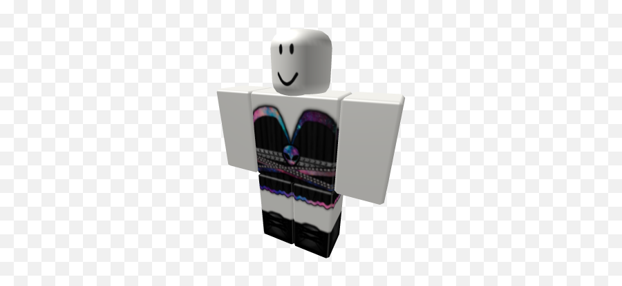 Clothing Template Pants and T-shirt With an Alien for Roblox