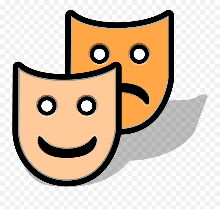 Reflection Clipart Intelligence - Theatre Symbol Emoji,Symbols For Emotions