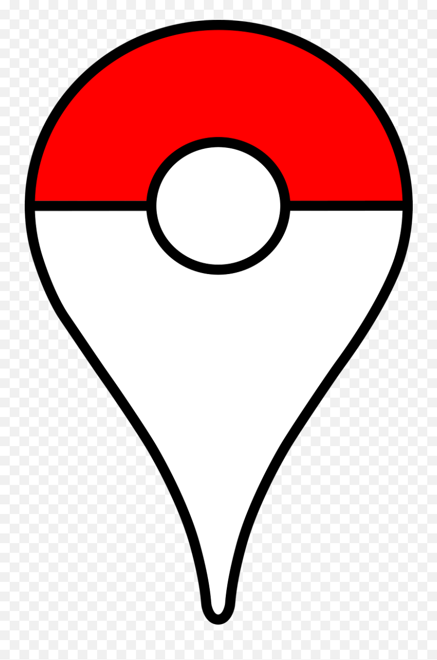 Pin Pokemon Pokeball Map Seeker - Pokeball Map Pin Emoji,Safety Pin Emoji