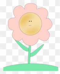Pink Smiley Transparent - ClipArt Best Animated Flower With Face Emoji