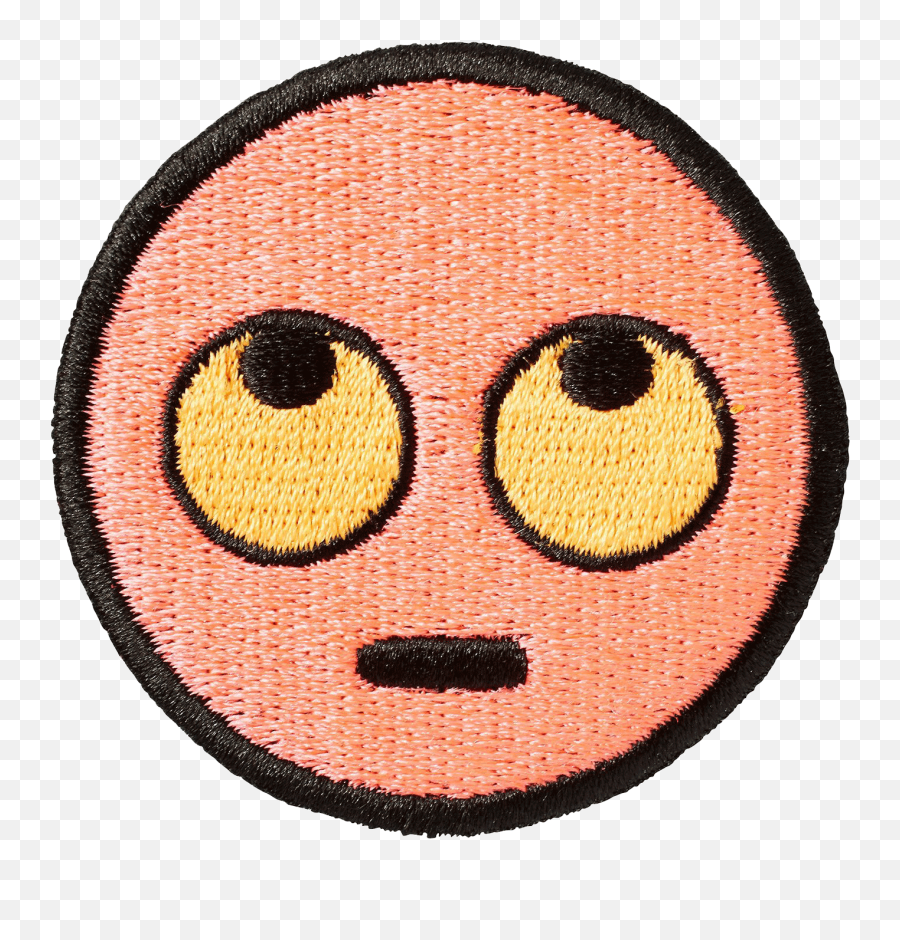 Rolling Eye Emoji Sticker Patch - Smiley,Rolling Eyes Emoji Png