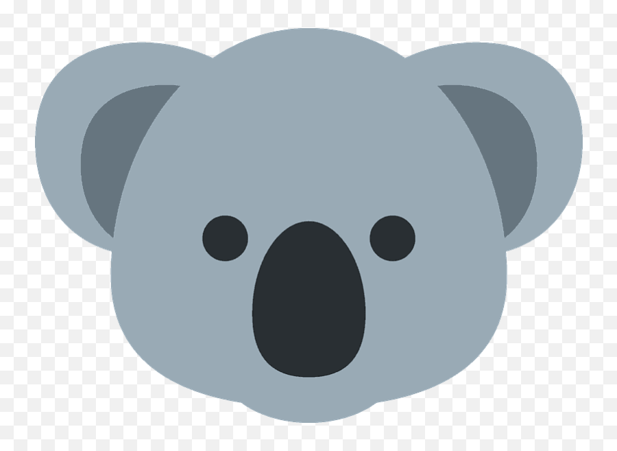 Koala Emoji Clipart Free Download Transparent Png Creazilla - Transparent Cartoon Koala Head,Toy Emoji