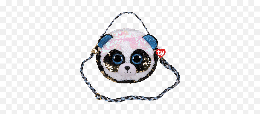 Products Fashion Natural Pet Foods - Ty Fashion Sequin Panda Bamboo Purse Emoji,Twin Emoji Costume