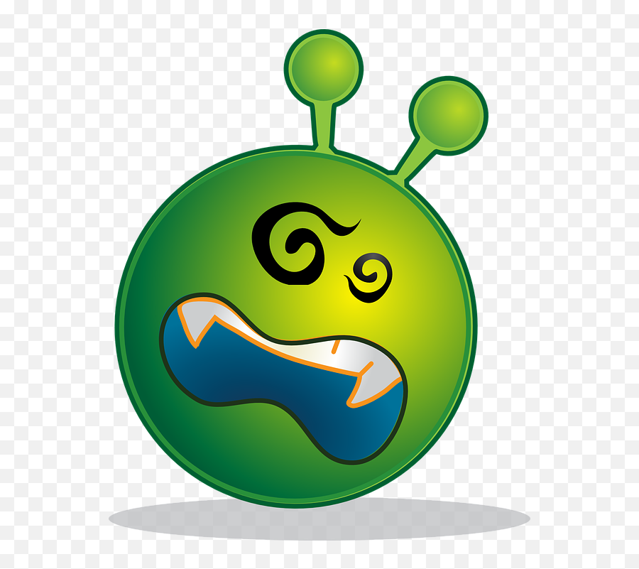 Free Facial Expression Emoticon Illustrations - Smiley Alien Emoji,The Emoji Movie