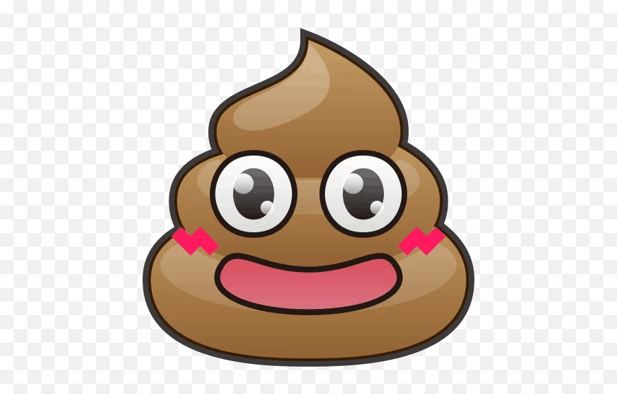 Stickers Set For Telegram - Winking Poop Emoji,Emojidex