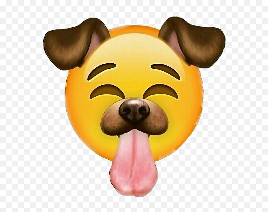 Snapchat Emoji Smile 2017 - Dog Emoji,Snapchat Emoji