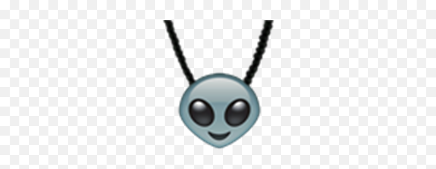Alien Emoji Necklace - Locket,Alien In A Box Emoji