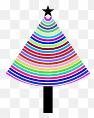 Multi - Abstract Christmas Tree Free Emoji
