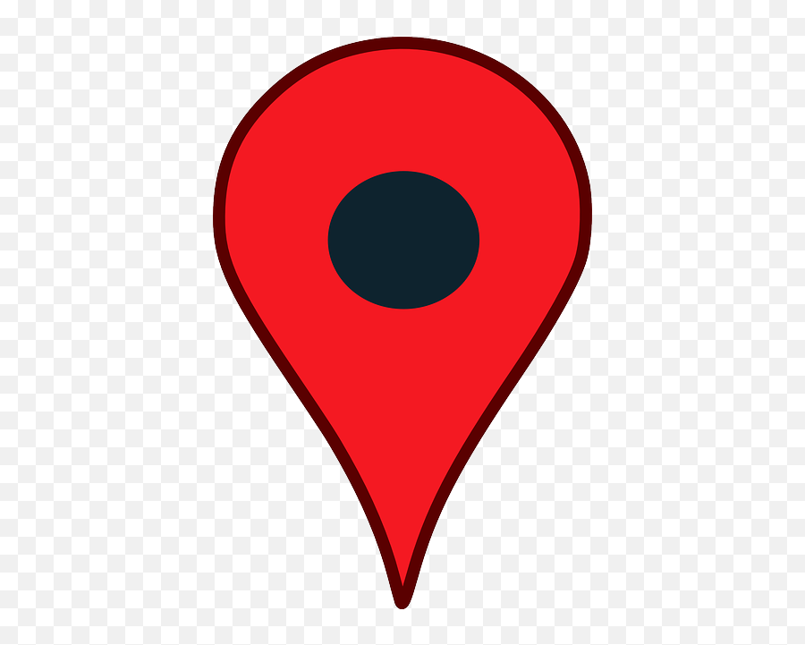 Location Pointer Pin Google Map Red Cakepins - Google Maps Marker Emoji,Location Emoji