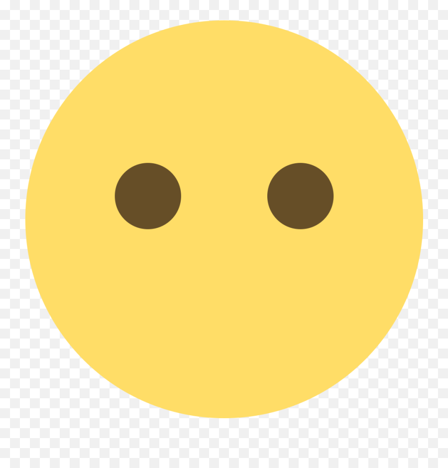 Emojione 1f636 - Face Without Mouth Emoji,Emoticones