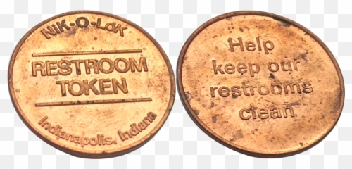 Restroom Token - Coin Emoji