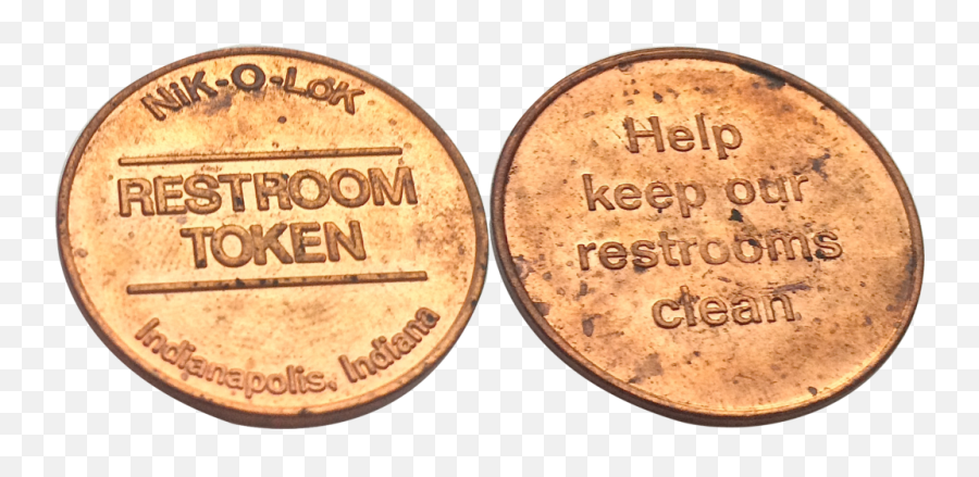 Restroom Token - Coin Emoji,Emoticons Meaning Iphone