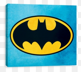 Batman Blue And Gold - Tin Batman Lunch Box Emoji,Batman Symbol Emoji
