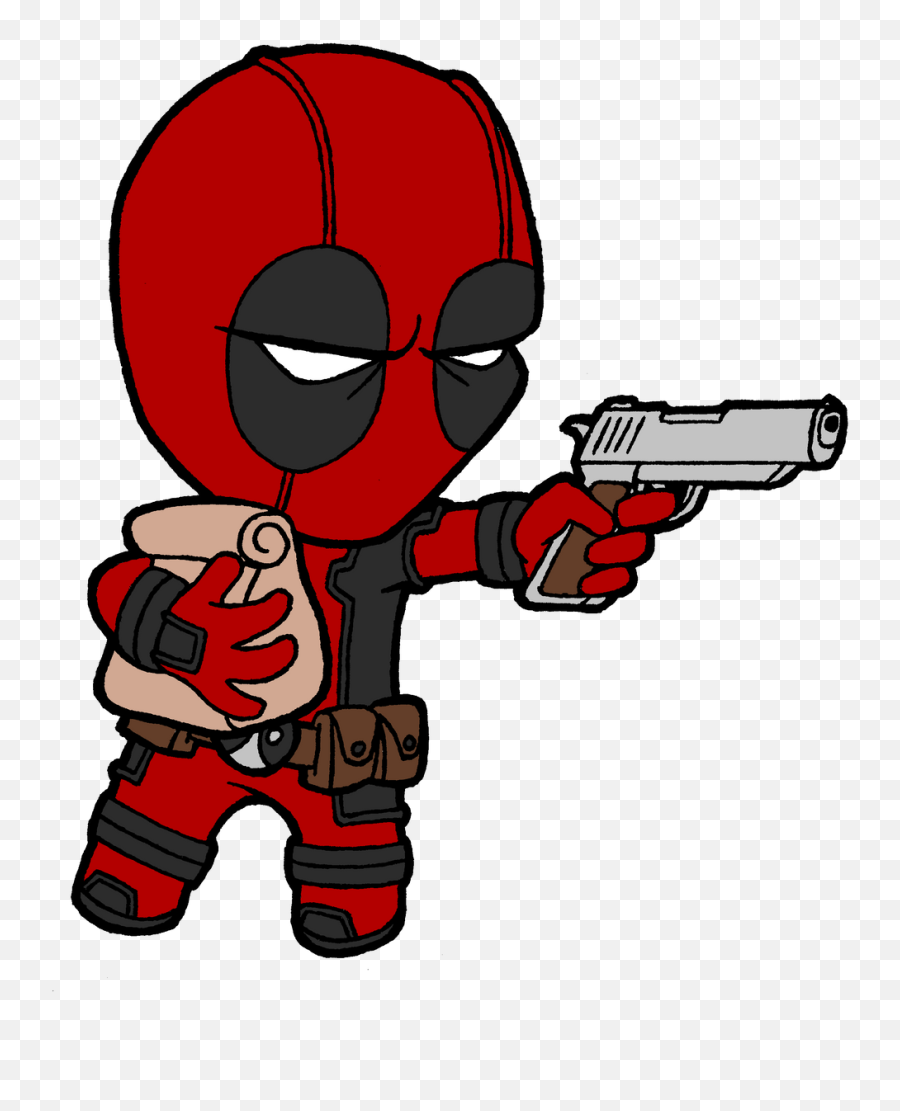 Cool Deadpool Pics 1080x1080 - Deadpool Cartoon Drawing Emoji,Deadpool Emoji Download