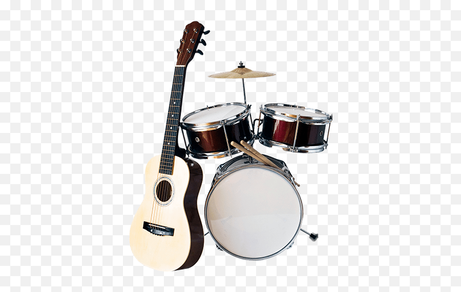 Drums Drumset Guitar Music Instrument - Drum And Guitar Emoji,Drum Set Emoji