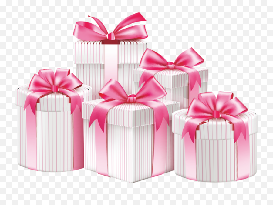 Presents Gift Gifts Decoration Decorations Christmas - Pink Gift Box Png Emoji,Emoji Party Favors