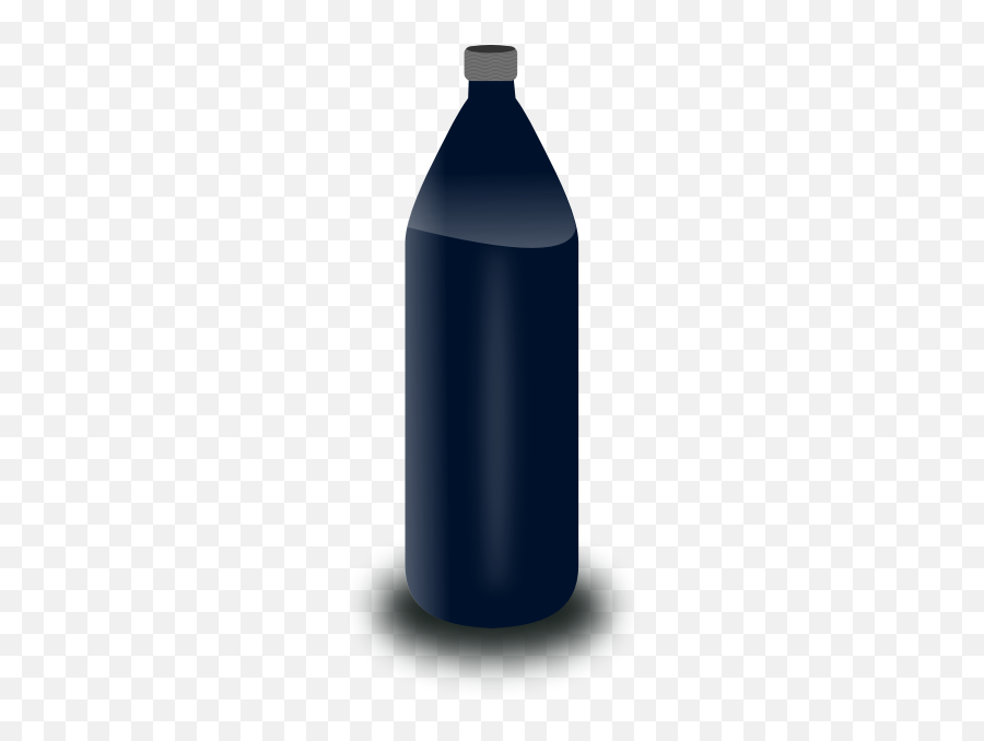 Black Water Bottle Vector Clip Art - Bottle Emoji,Bottled Water Emoji